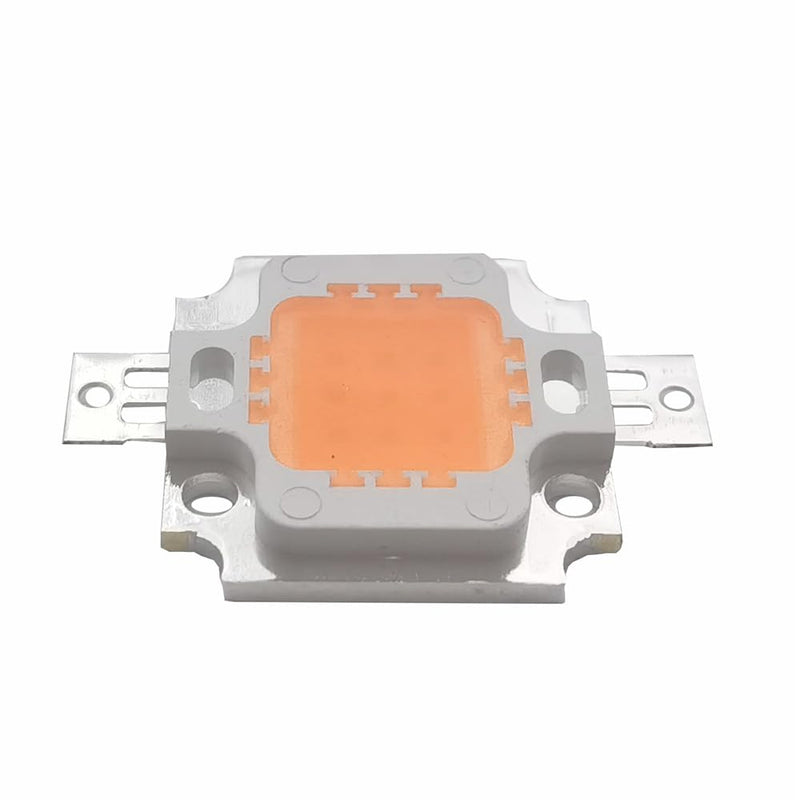 Vrabocry Pack of 2 10W High Power LED Chip Green 520nm-525nm 900mA DC 9V-11V 10W SMD COB Light Emitter Components Diode 10W Bulb Lamp Beads DIY Lighting Green 520 Nm