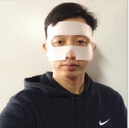 100 Pack Disposable VR Mask Sanitary VR Eye Covers VR Mask for VR Face Mask,Virtual Reality Face Mask Compatible with HTC Vive Pro/PS VR/Gear VR/Oculus Rift Go e altre cuffie Most vr Headset (White) White