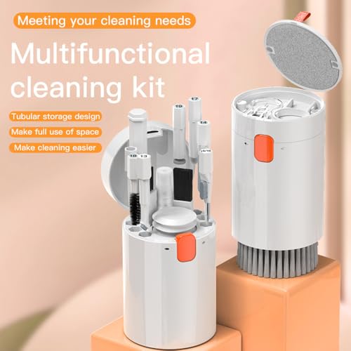 Tianle 20 in 1 Multifunctional Cleaner Kit for Electronic Devices,Keyboard Cleaning, Headphones,Phones, Tablet, Computer, PC Monitor, TV Camera Lens,Retractable Big Brush