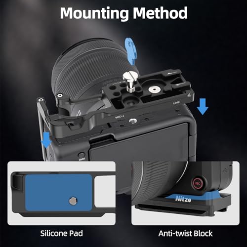 Nitze Handgrip for Canon R50 V Camera - T-C08A