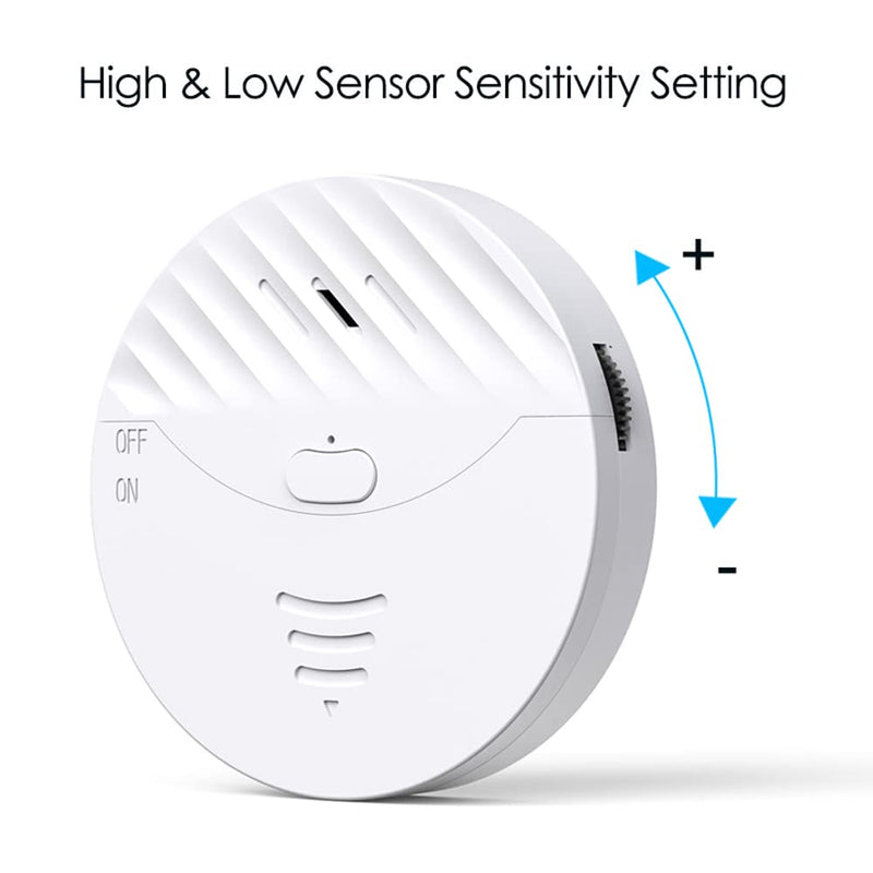 [AUSTRALIA] - WiFi Window Alarm System, 2 Pack Glass Break Detection with Phone APP, 120dB Smart Alarms with Adjustable Vibration Sensor for Car,Home Security (2PCS) 