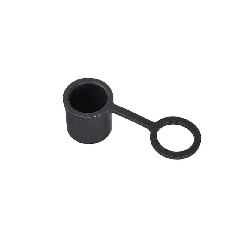 uxcell 20pcs BNC Silicone Protectors Cap Port Cover Anti Dust Black
