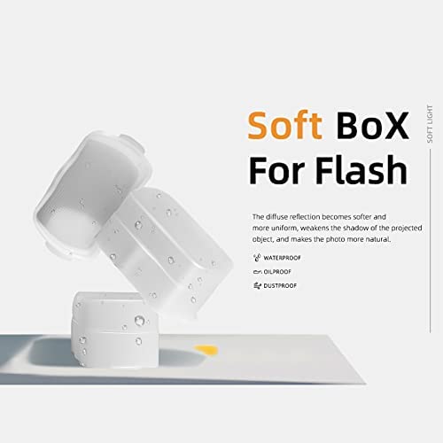Camera Flash Bounce Diffuser Light Softbox for speedlight, Compatible with Canon 560 565EX 580EX Godox V850 V860 TT600 TT685