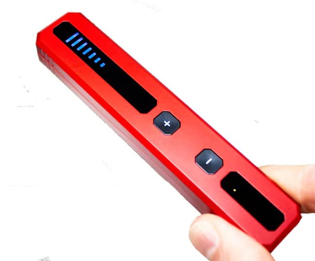 Mic-Lock Hidden Device Radio Frequency Finder - Anti Spy Device Detects RF, WiFi, Bluetooth, 4G & 5G - Secure Business Meetings, Hotels & Vacation Rentals Red Radio Frequency Detector