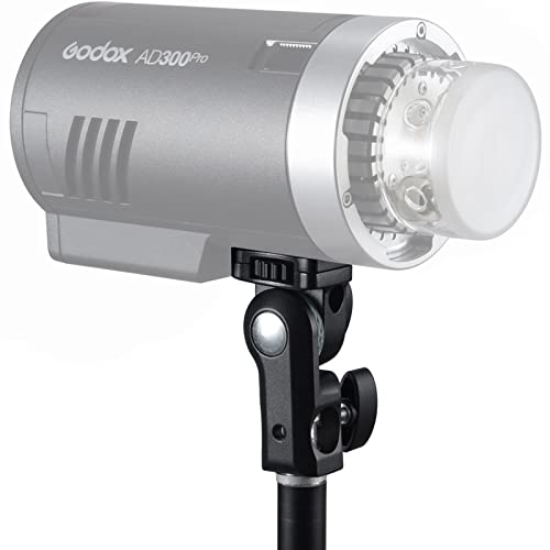 GODOX AD-E2 2-Pack Flash Holder Metal Bracket Mount with 1/4'' Screw Umbrella Holder for AD200 AD200Pro AD100Pro AD300 Pro 2 Pack