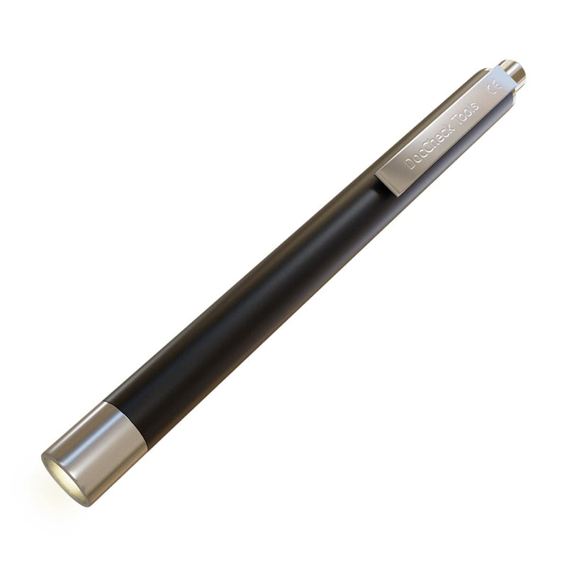 [AUSTRALIA] - DocCheck Flashing LED Diagnostic Light - Bright LED, Various Colours, Robust Metal Housing, Clip for Firm Hold, Ideal for Doctors and Nurses (Black) black 