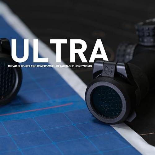 Monstrum Ultra Series Flip-Up Scope Lens Cover with Detachable Honeycomb ARD Objective Lens | 43-48 mm diameter