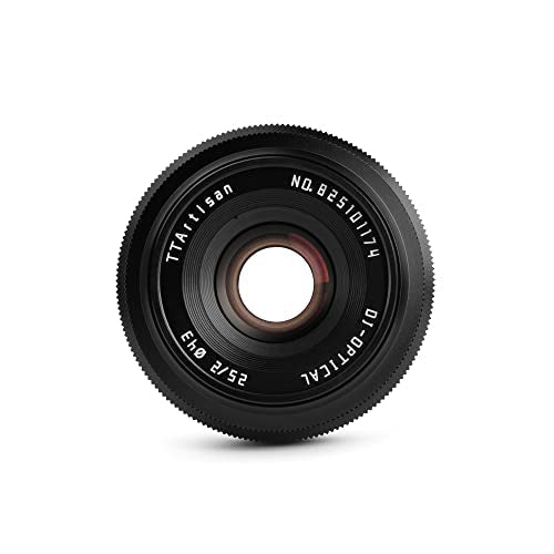 TTArtisan 25mm F2 Wide-Angle APS-C Camera Lens Large Aperture for M43 Mount Micro Four Thirds