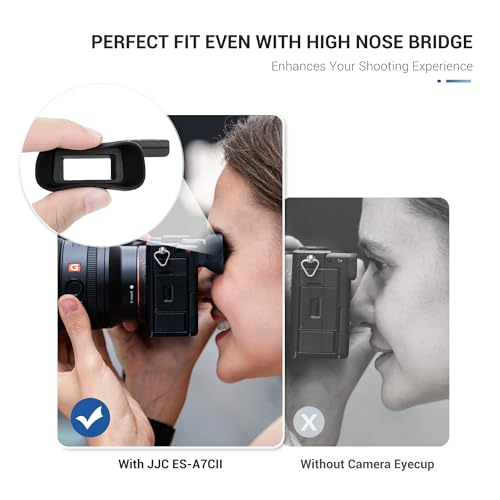JJC Soft Rubber Eyecup Eyepiece Viewfinder for Sony A7CII A7CR(Not for A7C) For Sony A7CII A7CR Cameras