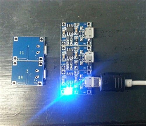 zalati Lithium Battery Charging Module 10pcs 1A Power Input Modules Charging Board with Protection - Micro USB