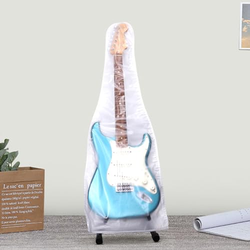 SUNGOOYUE Transparent Acoustic Electric Guitar Protector Sleeve Cover, Guitar Dust Cover Suitable for Acoustic Electric Guitar Bass