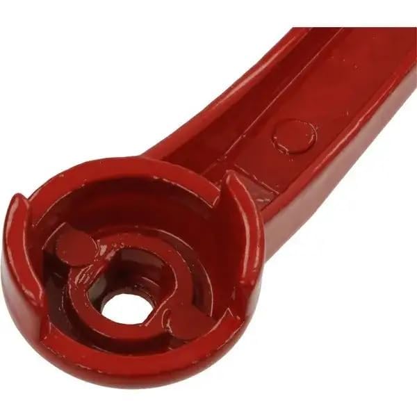 cyclingcolors Lever Handle for Ball Valve Red Lever Aluminium Water Tap Single Lever Handle Shut-off Valve Ball Outlet Valve 3/4 Inch