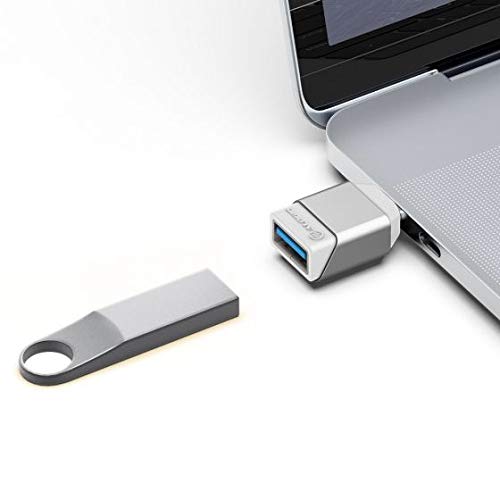 ALOGIC USB C to USB A Adapter, USB 3.1 (5Gbps), Compatible with MacBook Pro/Air 2020, Dell XPS, iPad Air 2020, iPad Pro, USB-C Smartphones and More - Silver