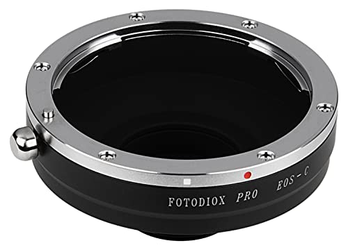Fotodiox Pro Lens Mount Adapter Compatible with Canon EOS EF and EF-S Lenses to C-Mount Cameras