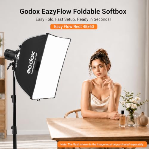 Godox EazyFlow Rect 45x60/17.7x23.6 Foldable Softbox EazyFlow Rect 45x60cm 17.7x23.6