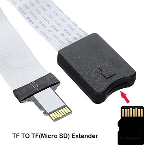 [AUSTRALIA] - NFHK Micro-SD TF Memory Card Kit Male to TF Female Extension Soft Flat FPC Cable Extender 25cm 