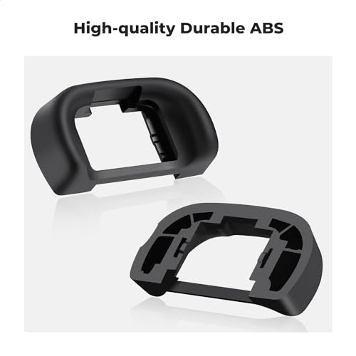 K&F Concept 2Pack Eyepiece Cover & Hot Shoe Cover Kit, Eyecup for Sony A7 A7S A7R A7M2 A7SM2 A7RM2 A7M3 A7RM3 A7RM4 A9 A9II A99M2 Camera, Viewfinder Protector Replace for Sony FDA-EP18 Eyecup