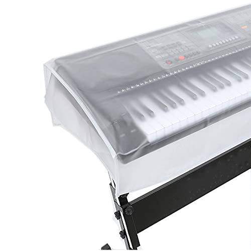 OriGlam Piano Keyboard Dust Cover, Transparent, Waterproof, Fits 61/76/88 Keys