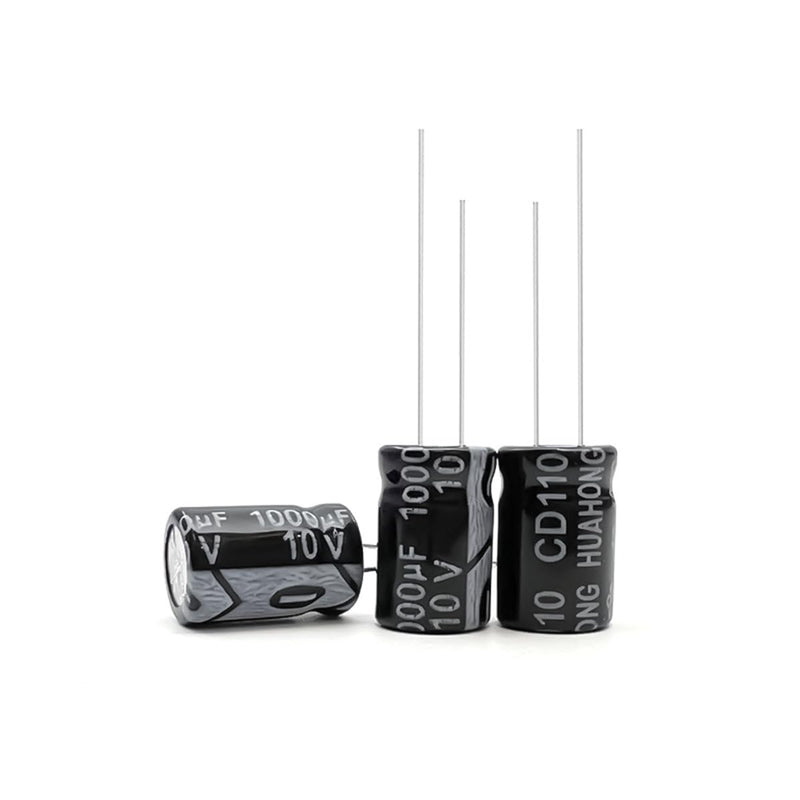 ZYAMY 30PCS 10V 1000UF High Frequency Aluminum Electrolytic Capacitors 0.31x0.47in for TVs LCD Monitors Radios Game Consoles Household Appliances