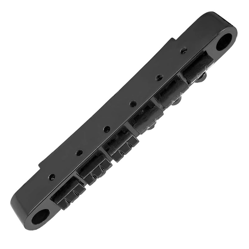 [AUSTRALIA] - JDMoon 12 String Saddle Bridge ABR-1 Tune-o-matic Bridge Tailpiece For Les Paul Guitar Parts (black) black 