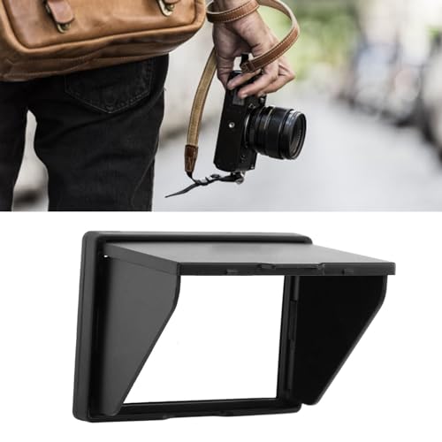 LCD Sun Shade Sun Hood,3'' Screen Hood Sun Hood Sunshade Folding Camera LCD Viewfinder Screen Protector Hood for A7 A7M2 A7R2 A7M3 A9