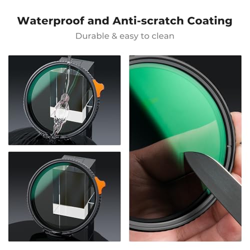 K&F CONCEPT 49mm Variable ND Camera Lens Filter ND3-1000 (1.5-10 Stops)