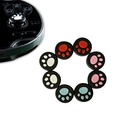 Silicone Joystick Caps Thumb Stick Analog Grip Cover Case Cap for PS Vita PSV 2000 PSV 1000 Controller (Red)