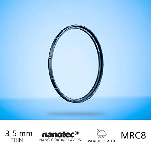86mm X2 UV Filter for Camera Lenses - UV Protection Photography Filter with Lens Cloth - MRC8, Nanotec Coatings, Ultra-Slim, Traction Frame, Weather-Sealed by Breakthrough Photography 86mm