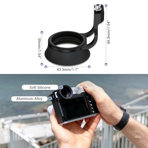 Extended GFX 100RF Eyecup Eyepiece Viewfinder for Fujifilm GFX100RF Eye Cup Black for Fujifilm GFX100RF