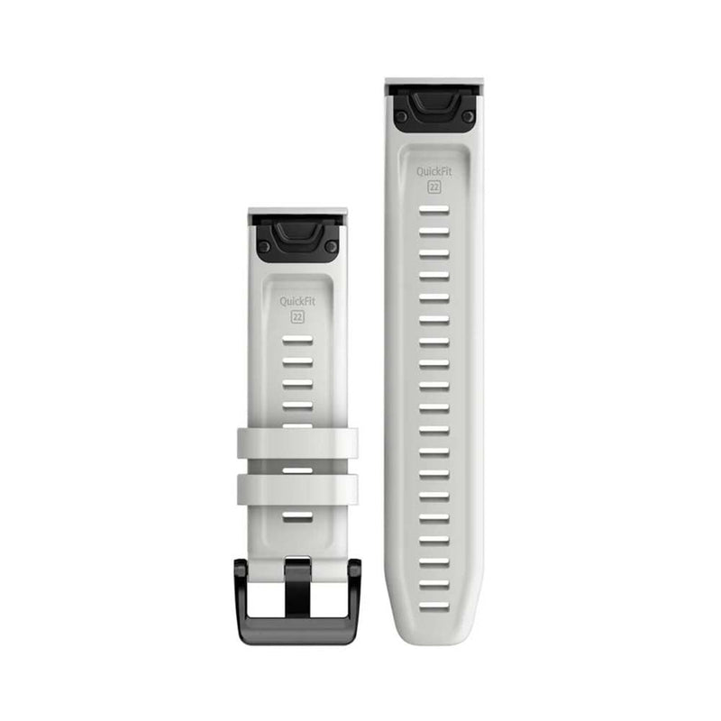 Garmin QuickFit 22 Carrera White Silicone Band