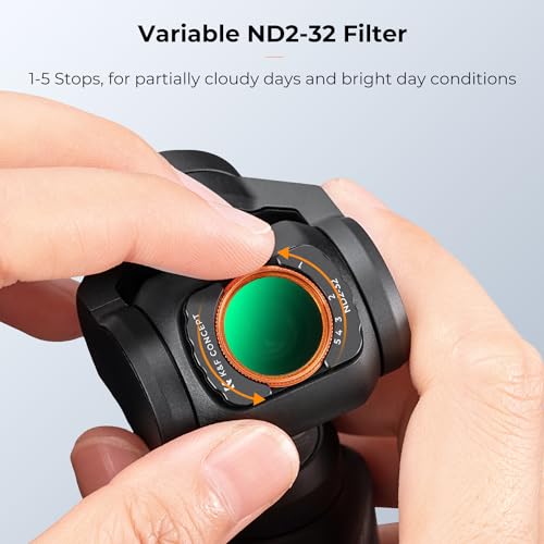 K&F CONCEPT Magnetic 4 Pack UV CPL ND2-32 ND32-512 Filter Set CPL+ ND2-32 + ND32-512 + UV