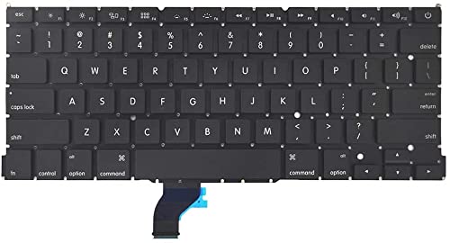 Willhom US Keyboard with Screws Screwdriver Kit Replacement for MacBook Pro Retina 13" A1502 (Late 2013- Early 2015)