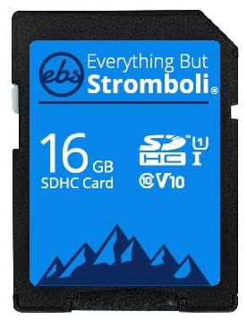 Everything But Stromboli 16GB SD Card (5 Pack) Speed Class 10 UHS-1 U1 C10 16G SDHC Memory Cards for Compatible Digital Cameras, Computer, Trail Cams 16GB 5 Pack