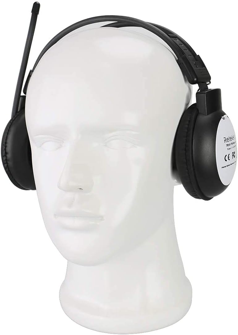AM FM Radio Headphones, Personal Portable Radio Headset am/fm Digital with Best Reception for Jogging, Mowing, Cycling, Meeting, Powered by 2 AA Batteries (Not Included)…… am/fm headphones
