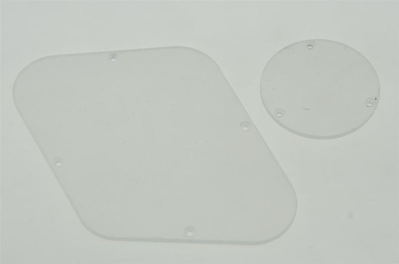 [AUSTRALIA] - KAISH Clear LP Pickguard Back Plate Transparent Switch Cavity Covers for Epi Les Paul 