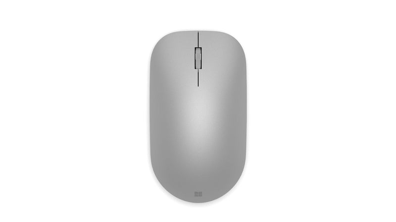 Microsoft Modern Mouse, Silver. Comfortable Right/Left Hand Use Design with Metal Scroll Wheel, Wireless, Bluetooth for PC/Laptop/Desktop, Works with Mac/Windows 8/10/11 Computers