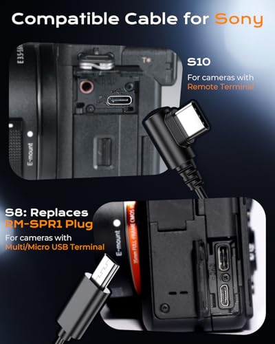 for Sony Camera Rechargeable Remote Shutter Release Wireless Remote Control for Sony