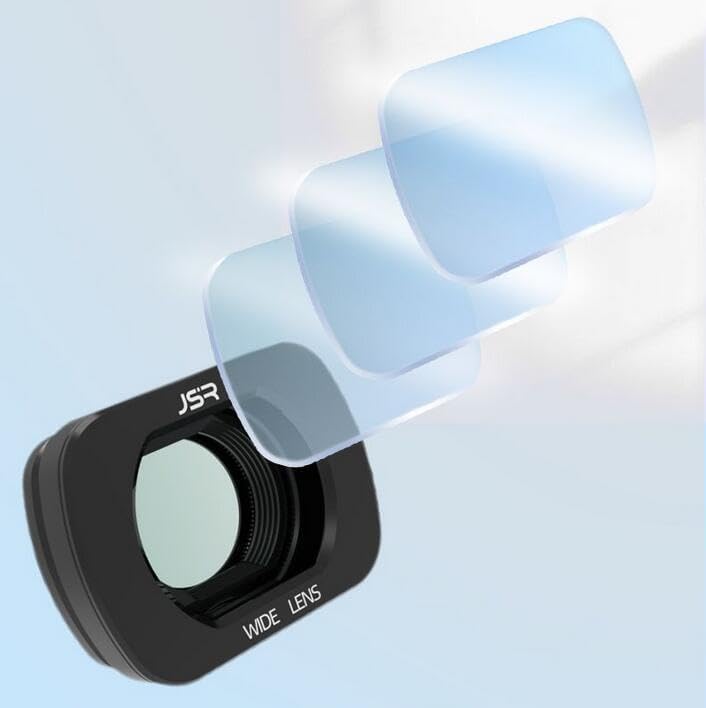 Coyktonty Wide-Angle Lens for DJI Osmo Pocket 4, Magnetic Attach,Multi-Coated,Optical Glass with Metal Frame,120°FOV