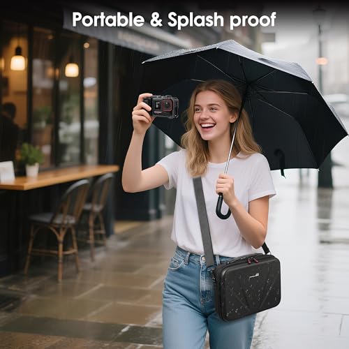 STARTRC VCR Carrying Case Bag+Magnetic Quick Release Mount for Insta360 ACE Pro/Ace Pro 2 Xplorer Grip Kit Accessories