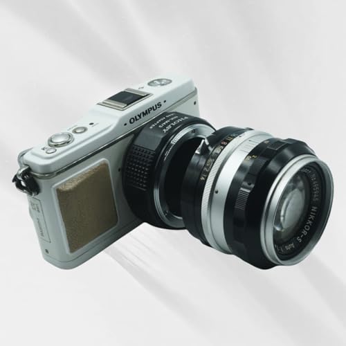 PHOLSY Lens Mount Adapter Compatible with Nikon F Lens and MFT M4/3 Camera Nikon F / AI to M4/3