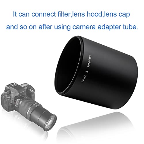 77mmx78mmm Metal Lens Hood for Tele Lens with 77mm Filter Thread