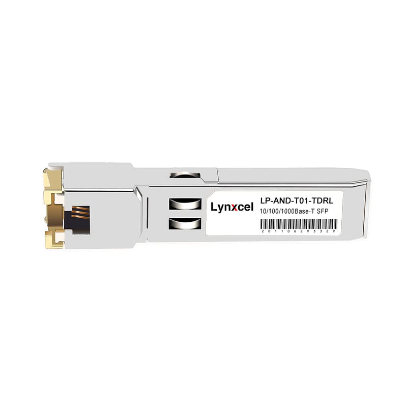 SFP RJ45 Module Transceiver, 10/100/1000Base-T, 1.25G, Up to 100m | Gigabit Copper SFP for Cisco, Ubiquit UniFi, TP-Link, Meraki, Intel, Mikrotik, Netgear and More 10/100/1000Base-T: 100m