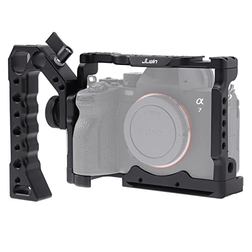A7 IV Cage Support, Hersmay Camera Cage with Top Handle for Sony A7 IV / A7S III Full Frame mirrorless Camera For Sony A7IV/ A7SIII