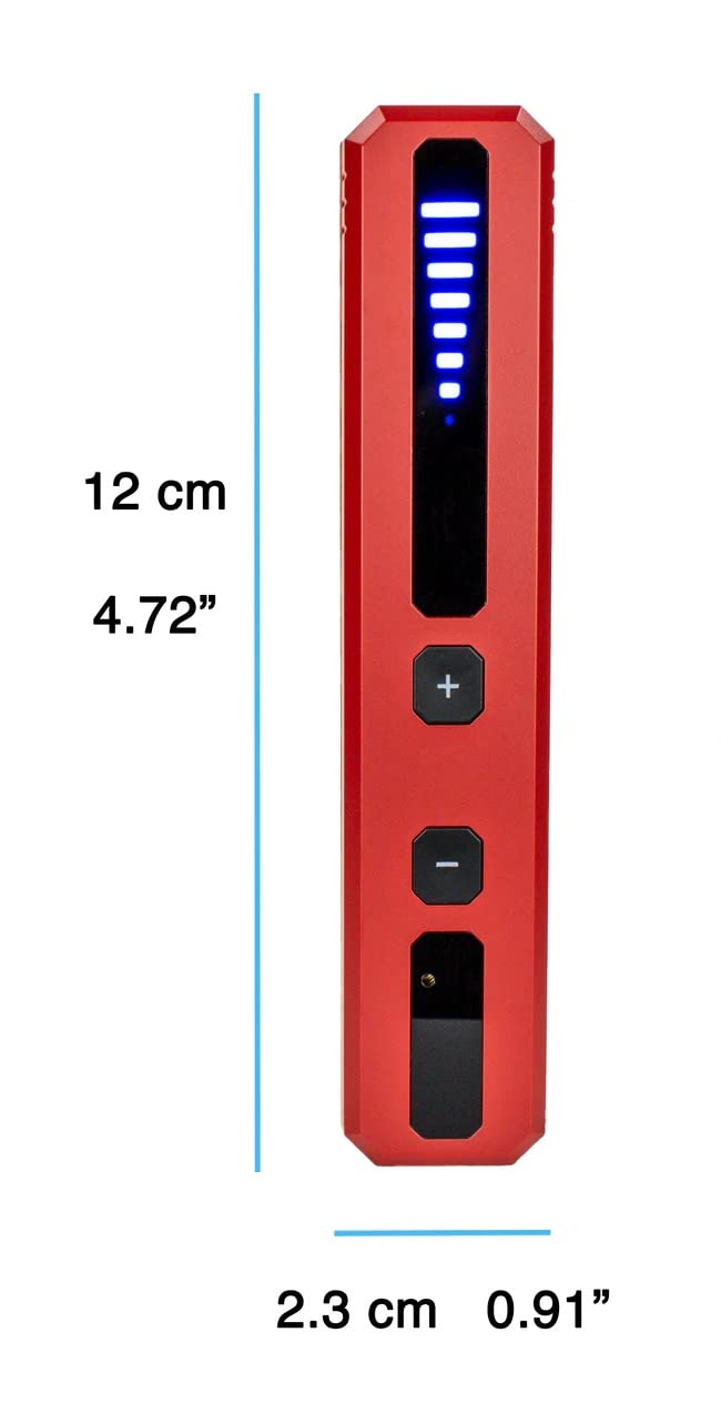 Mic-Lock Hidden Device Radio Frequency Finder - Anti Spy Device Detects RF, WiFi, Bluetooth, 4G & 5G - Secure Business Meetings, Hotels & Vacation Rentals Red Radio Frequency Detector