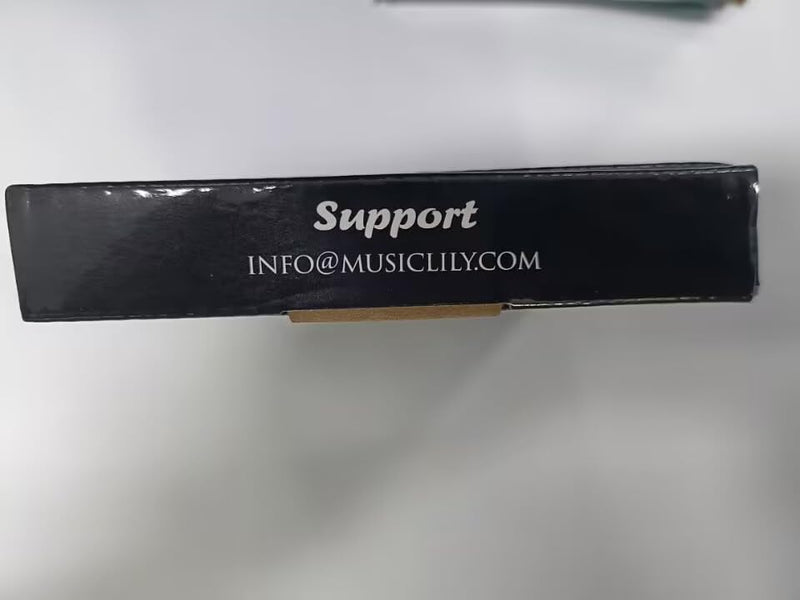 Musiclily Pro 16mm Steel 5-String Bass Bridge for Musicman Style Bass, Black