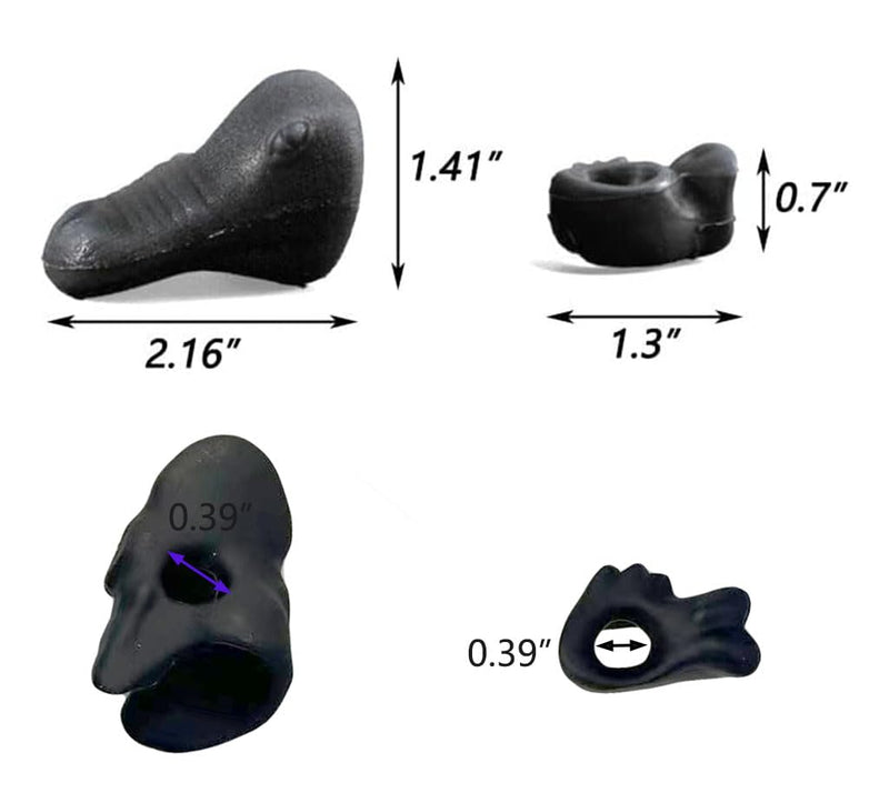 Violin Bow Grip Partner Frog Thumb Stabilizer and Fish Pinky Support Bow Hold Teaching Aid Accessory 2Pcs