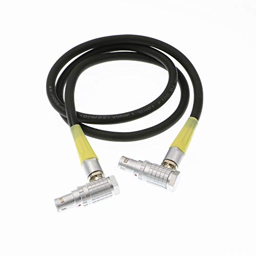 Uonecn Preston FIZ Follow Focus Motor Cable Right Angle 7 Pin Male to Right Angle 7 Pin Male