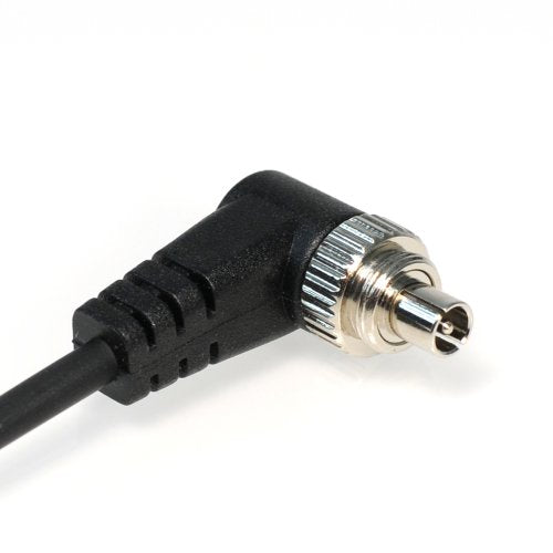 Foto&Tech 16 FT/5 Meter 3.5 mm to Male Flash PC Sync Cable with Screw Lock Compatible with PocketWizard Plus III/Plus II, Nikon, Canon, and Most DSLR Cameras Flash Trigger