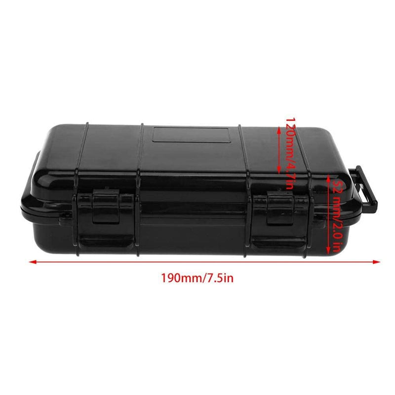 Eboxer 3 Sizes Protective Waterproof Case, Outdoor Shockproof Storage Case, with Sponge, for Loading Smartphone Hard Drive, and Other Small Electronic Devices B 7.5x4.7x2.0in