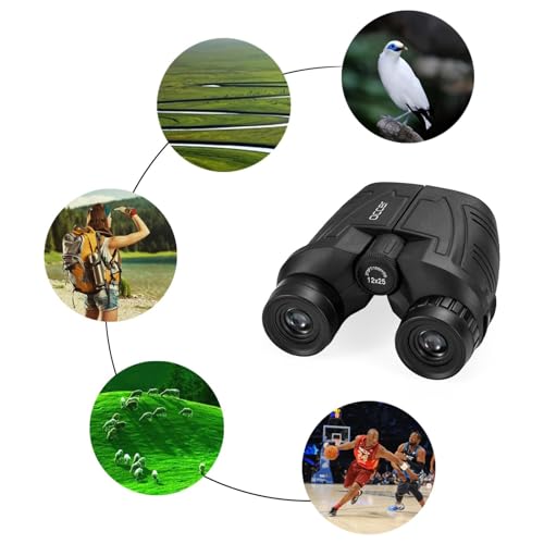 Occer 12x25 Compact Binoculars for Adults and Kids